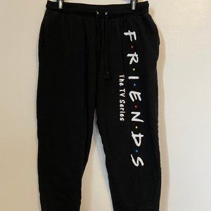 "Friends" Black Joggers